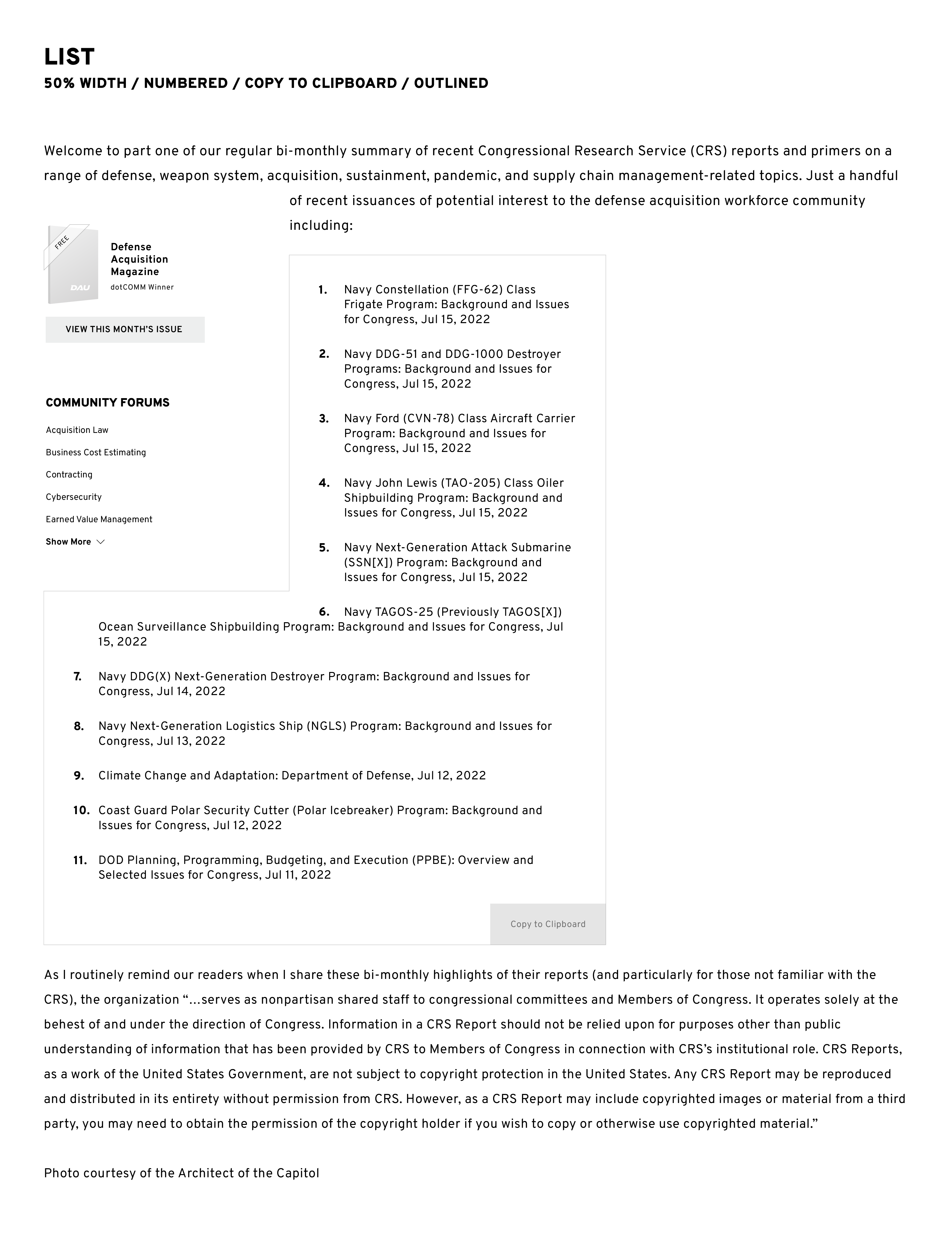 News Landing Page